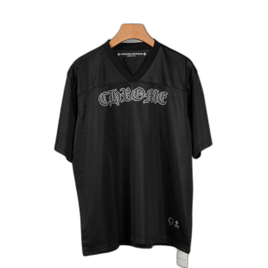 Chrome Hearts Mesh Stadium Football Jersey Black