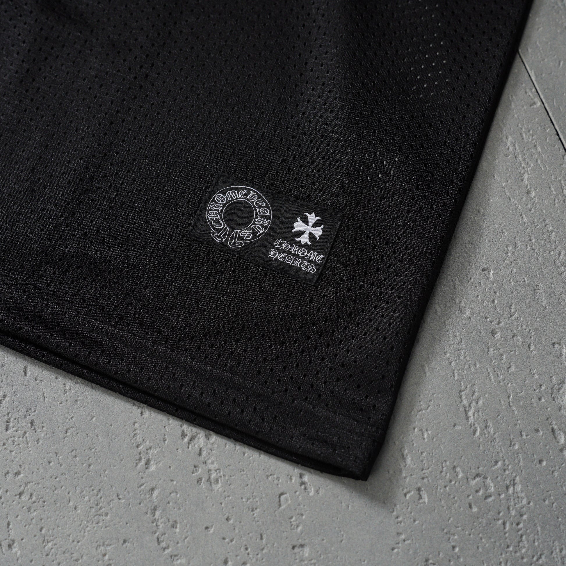 Chrome Hearts Mesh Stadium Football Jersey Black