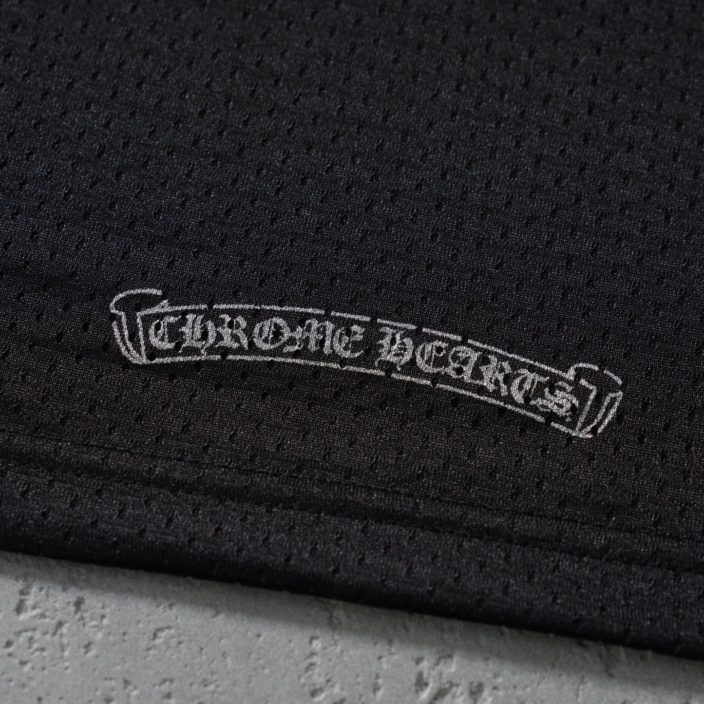 Chrome Hearts Mesh Stadium Football Jersey Black