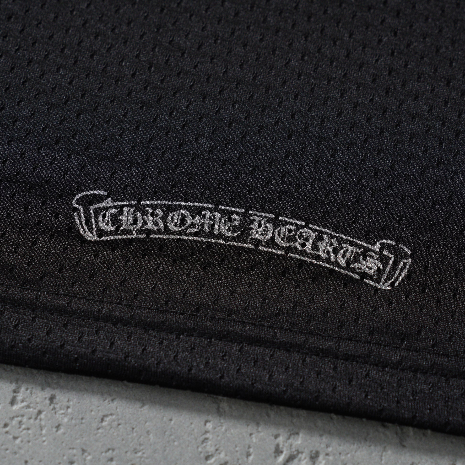 Chrome Hearts Mesh Stadium Football Jersey Black