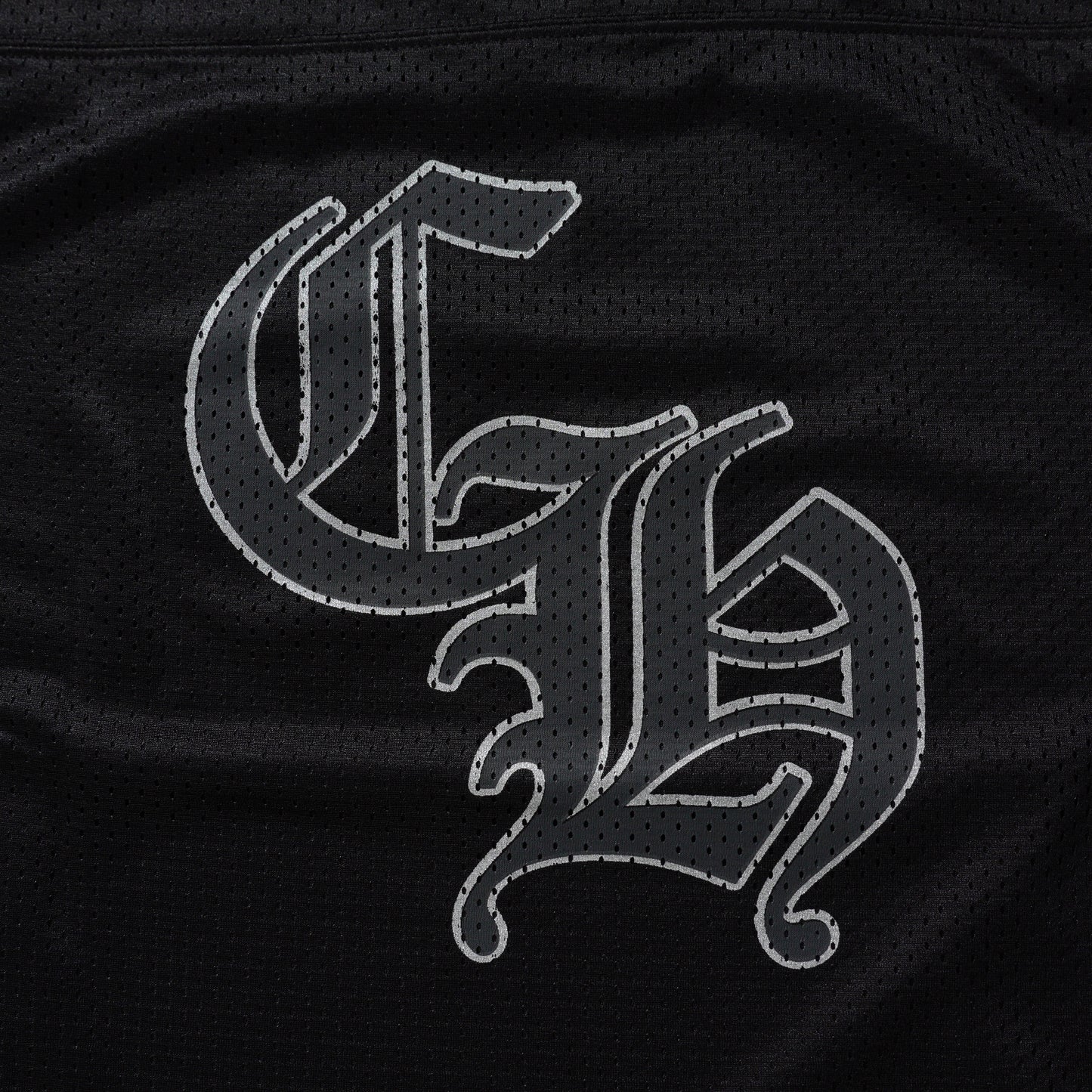 Chrome Hearts Mesh Stadium Football Jersey Black