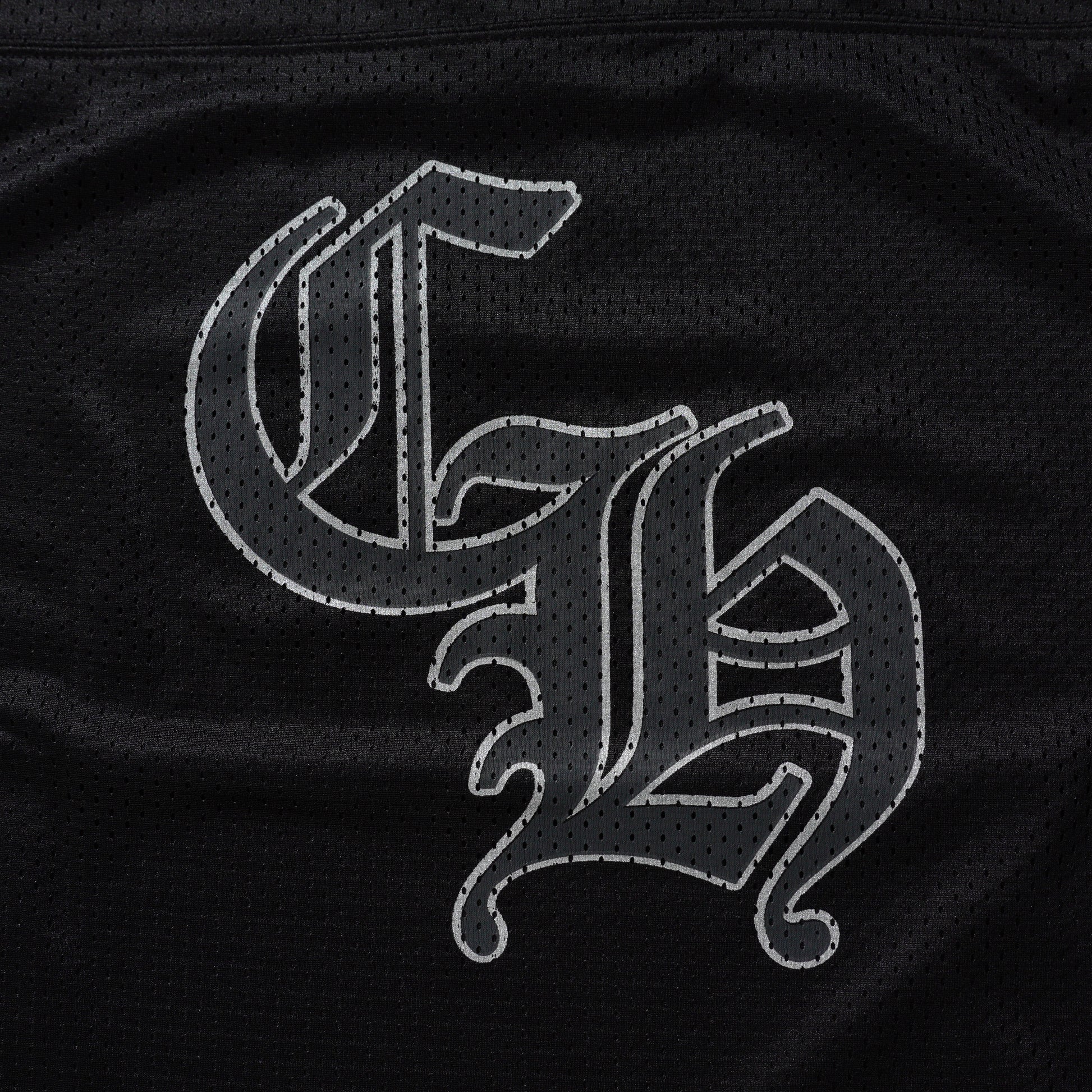 Chrome Hearts Mesh Stadium Football Jersey Black