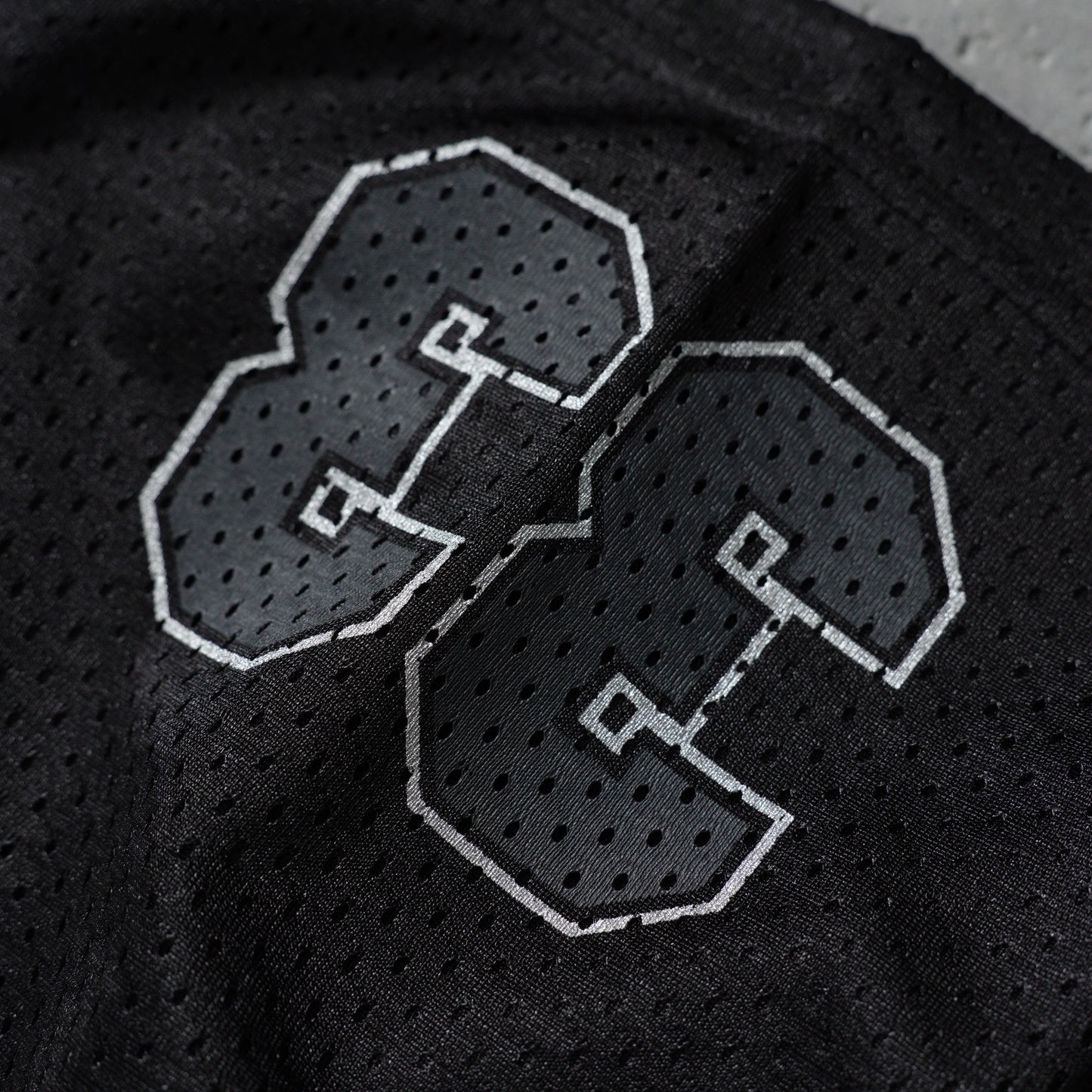 Chrome Hearts Mesh Stadium Football Jersey Black