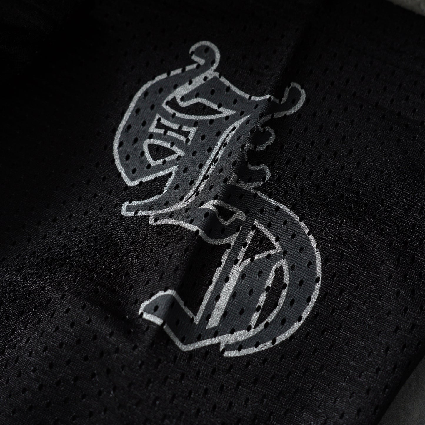 Chrome Hearts Mesh Stadium Football Jersey Black