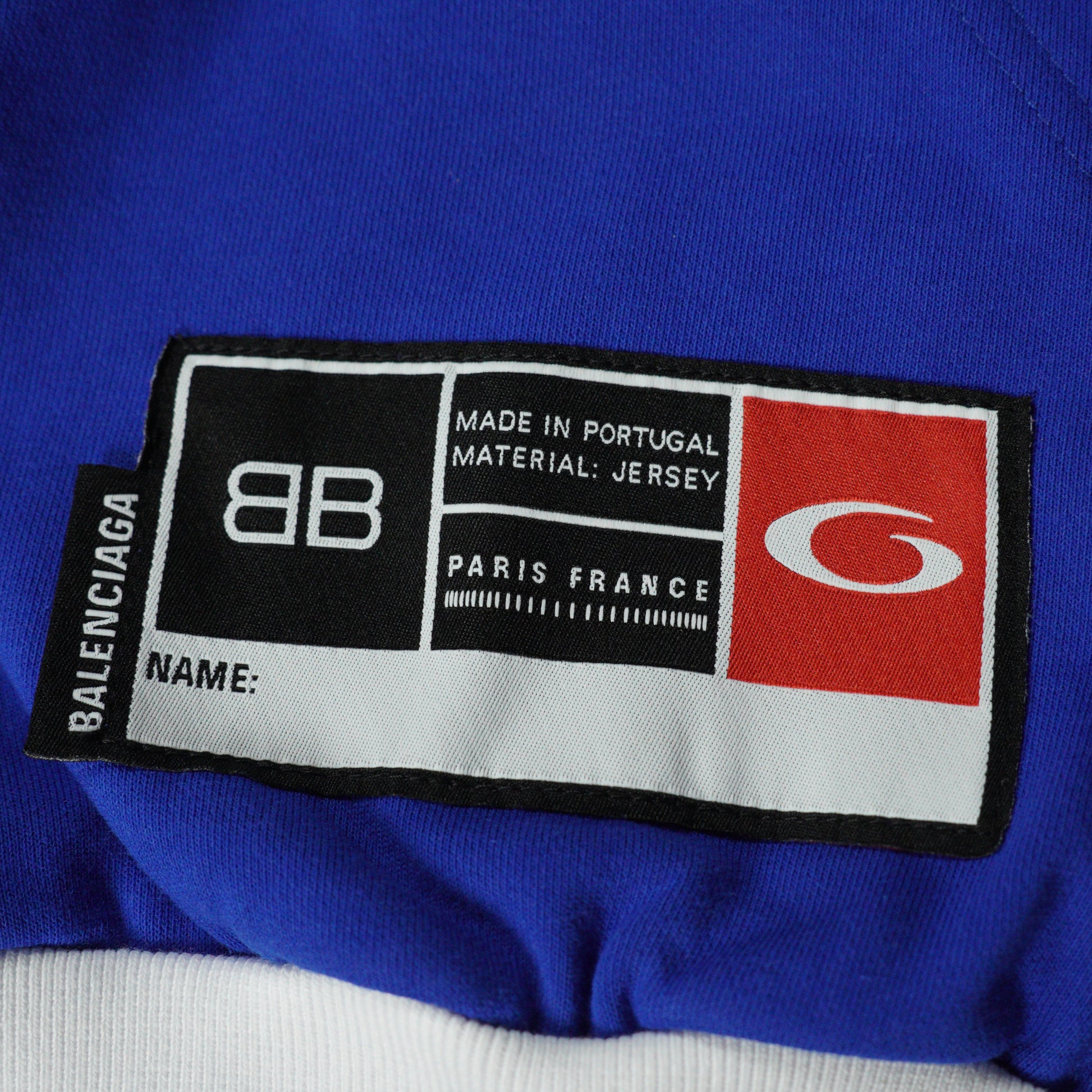 Balenciaga Men's 3b Football Polo Hoodie