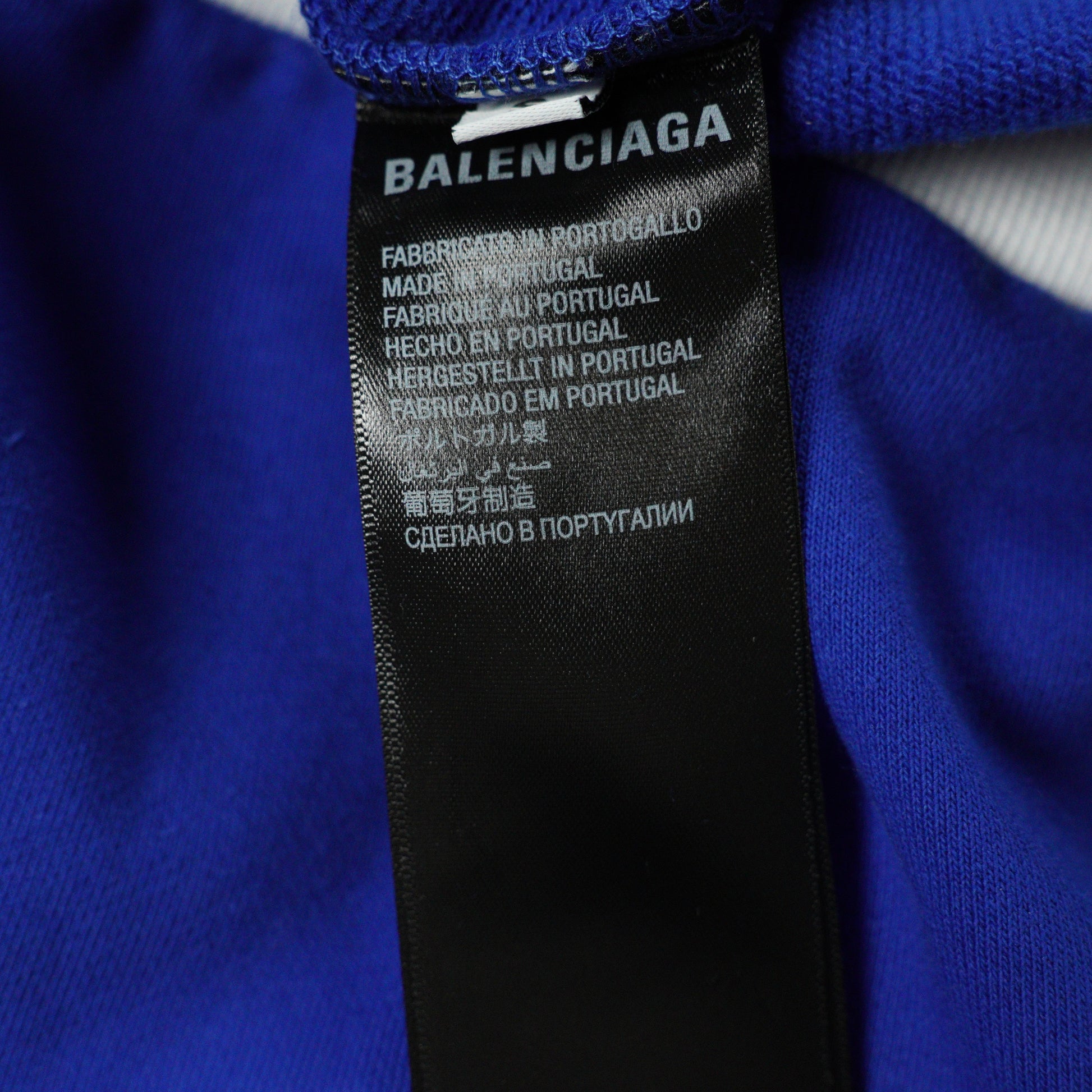 Balenciaga Men's 3b Football Polo Hoodie