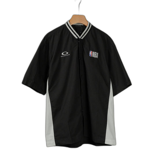 BALENCIAGA x NBA Collaboration Short Sleeve Shirt "Black"