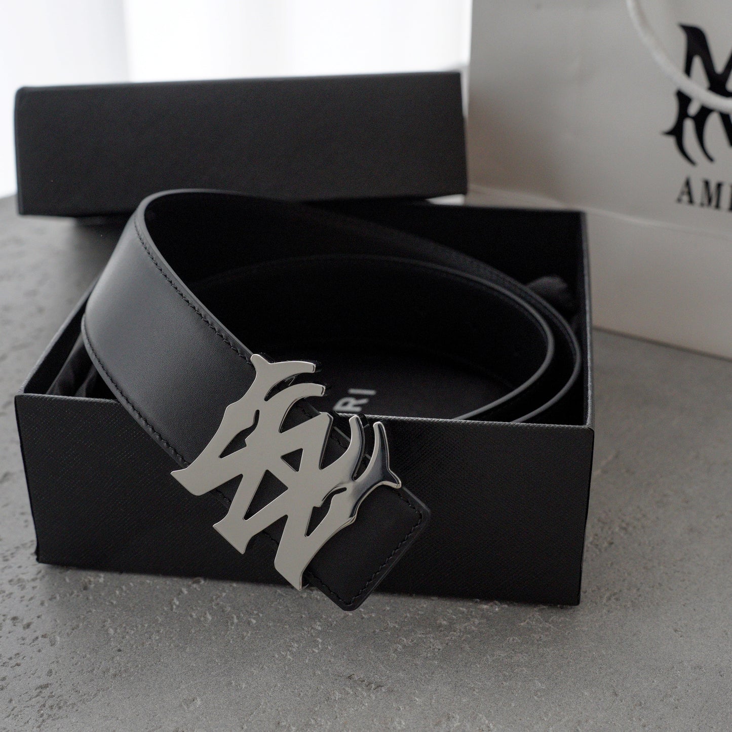 AMIRI Double-sided Leather Belt