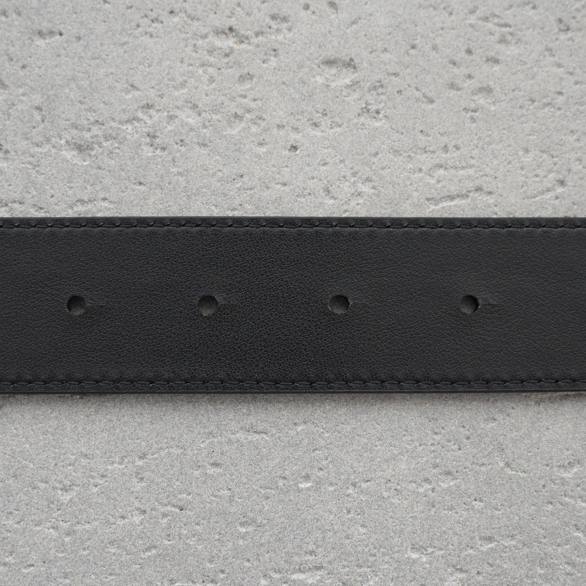 Balenciaga Men's Bb Large Belt in Black-3.5cm