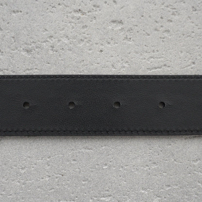Balenciaga Men's Bb Large Belt in Black-3.5cm