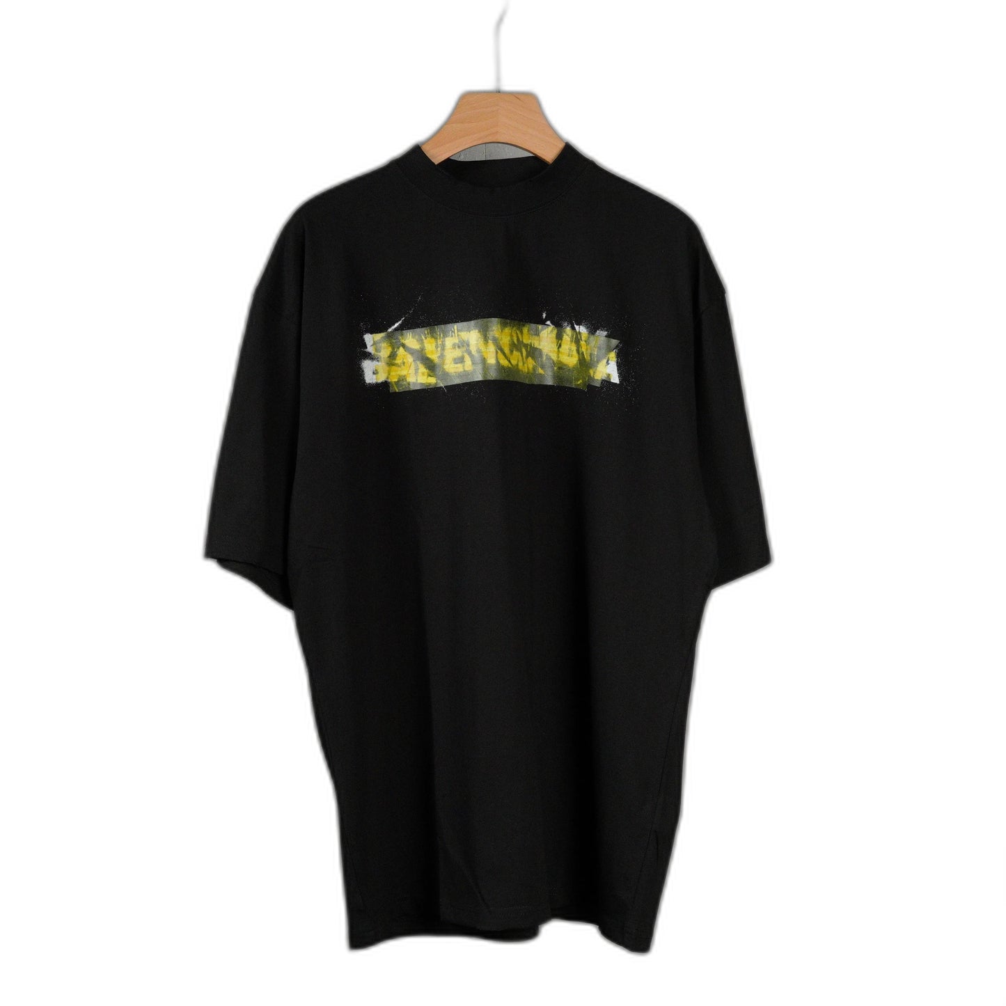 BALENCIAGA Messy Spray T-Shirt Medium Fit "Black"