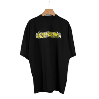 BALENCIAGA Messy Spray T-Shirt Medium Fit "Black"