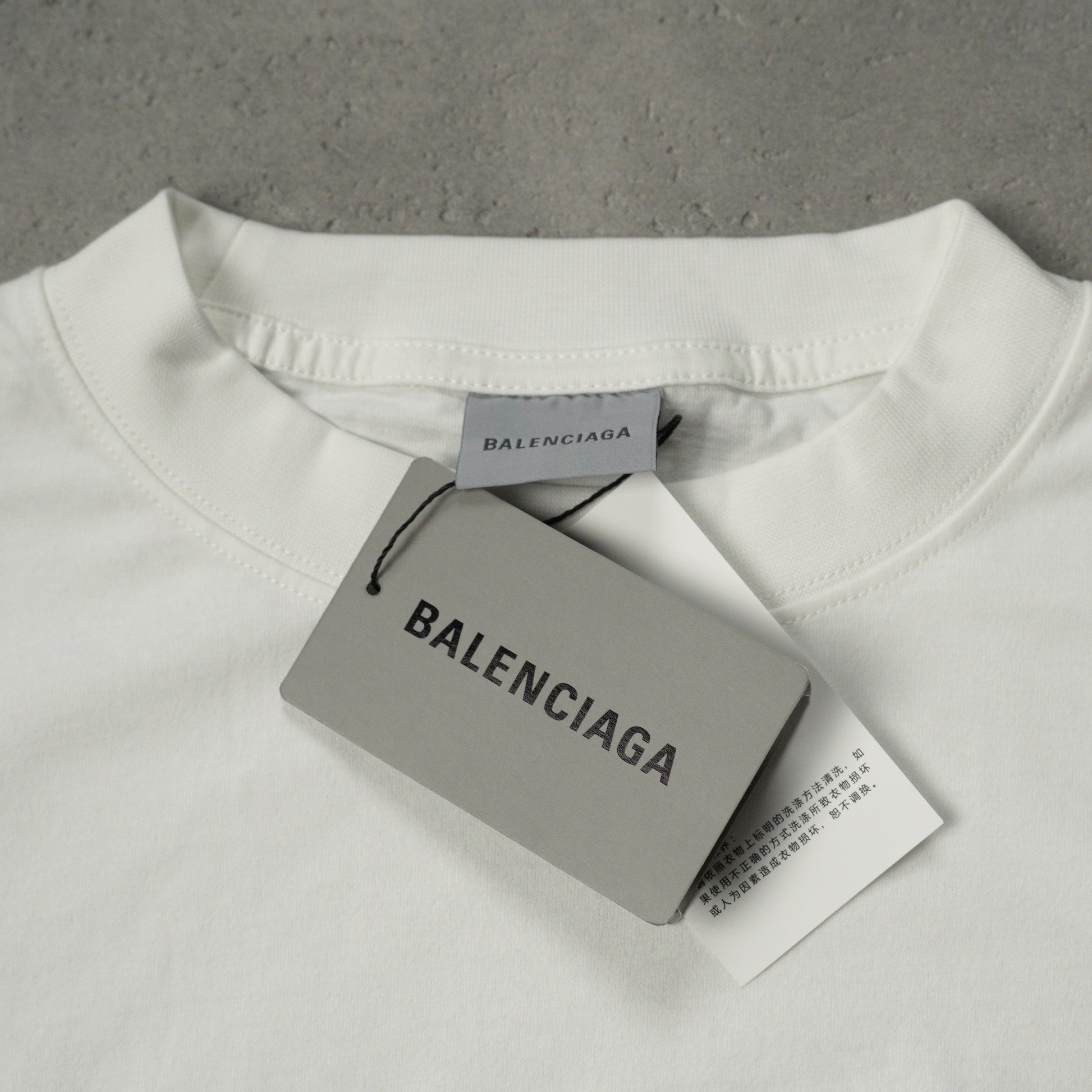 BALENCIAGA Wet Brush Oversized T-Shirt "White"