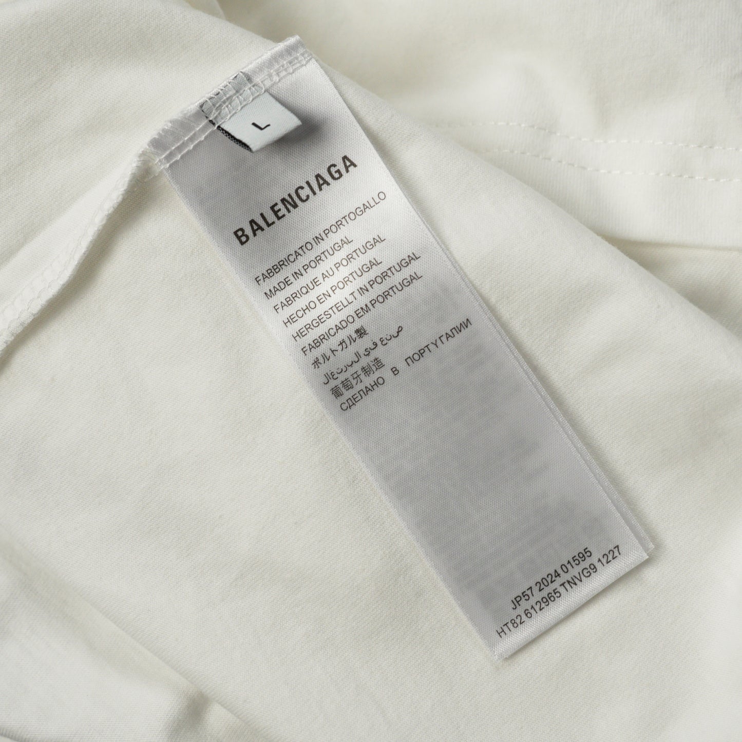 BALENCIAGA Wet Brush Oversized T-Shirt "White"