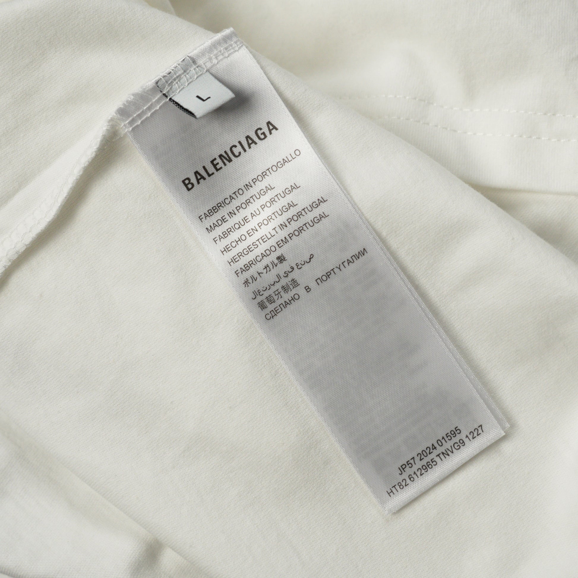 BALENCIAGA Wet Brush Oversized T-Shirt "White"