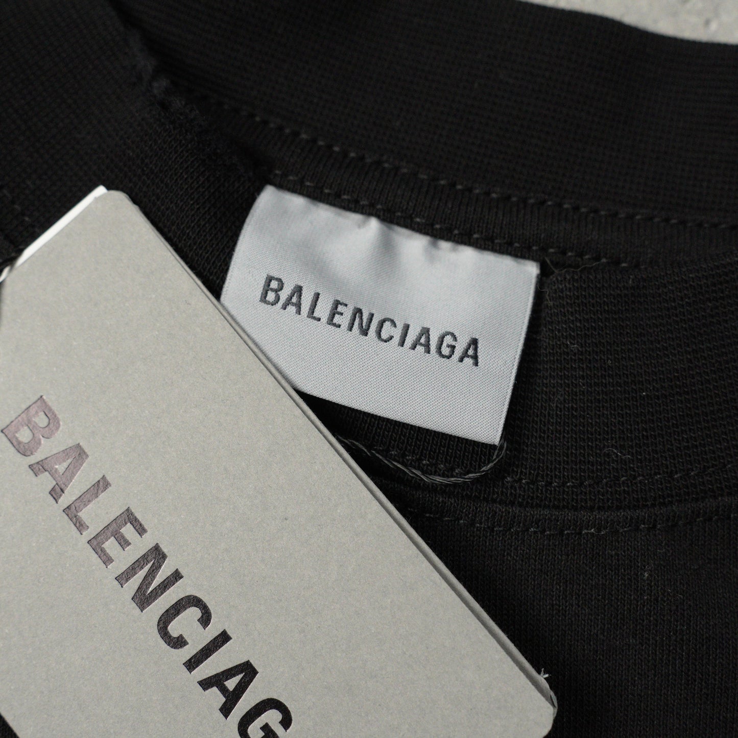 BALENCIAGA Messy Spray T-Shirt Medium Fit "Black"