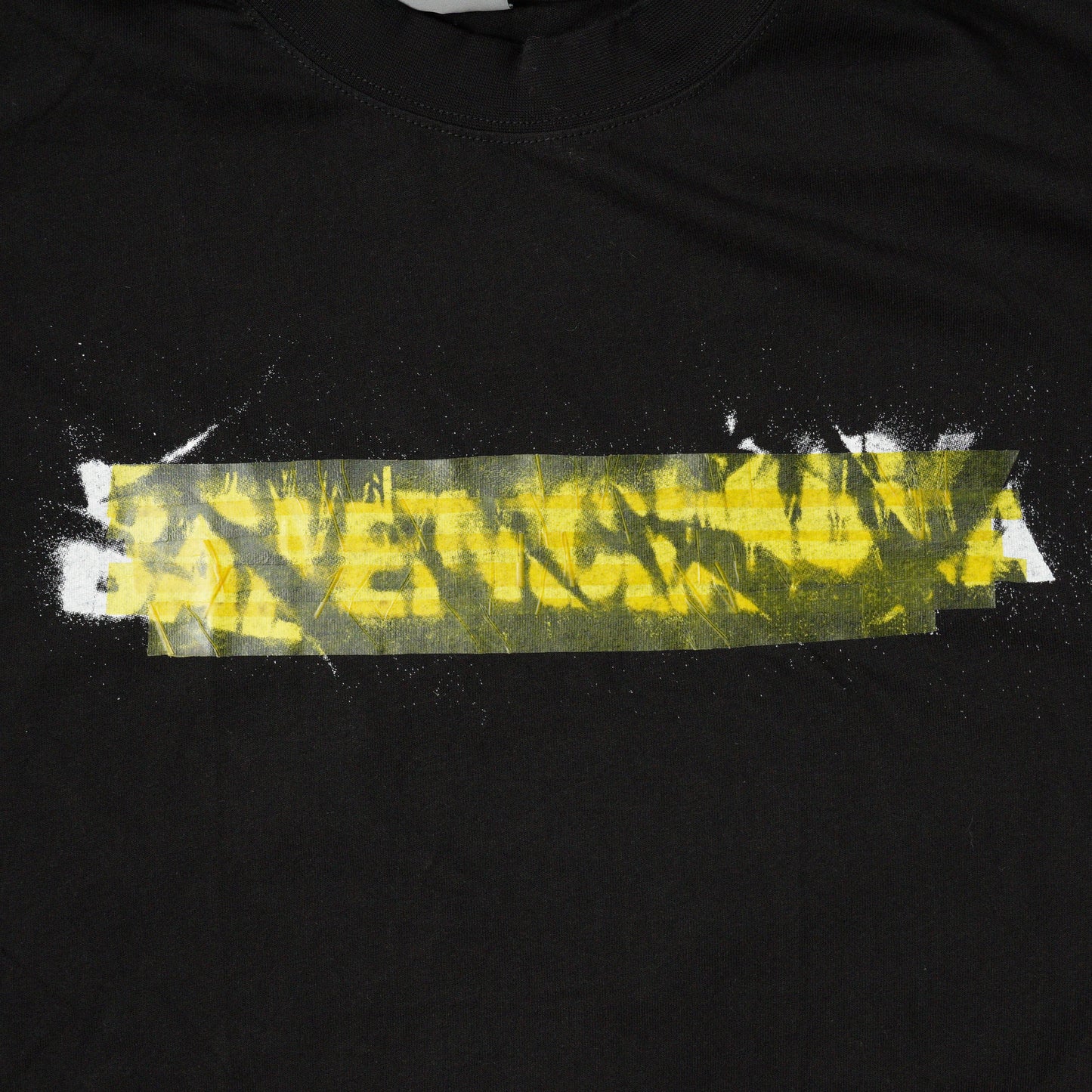 BALENCIAGA Messy Spray T-Shirt Medium Fit "Black"
