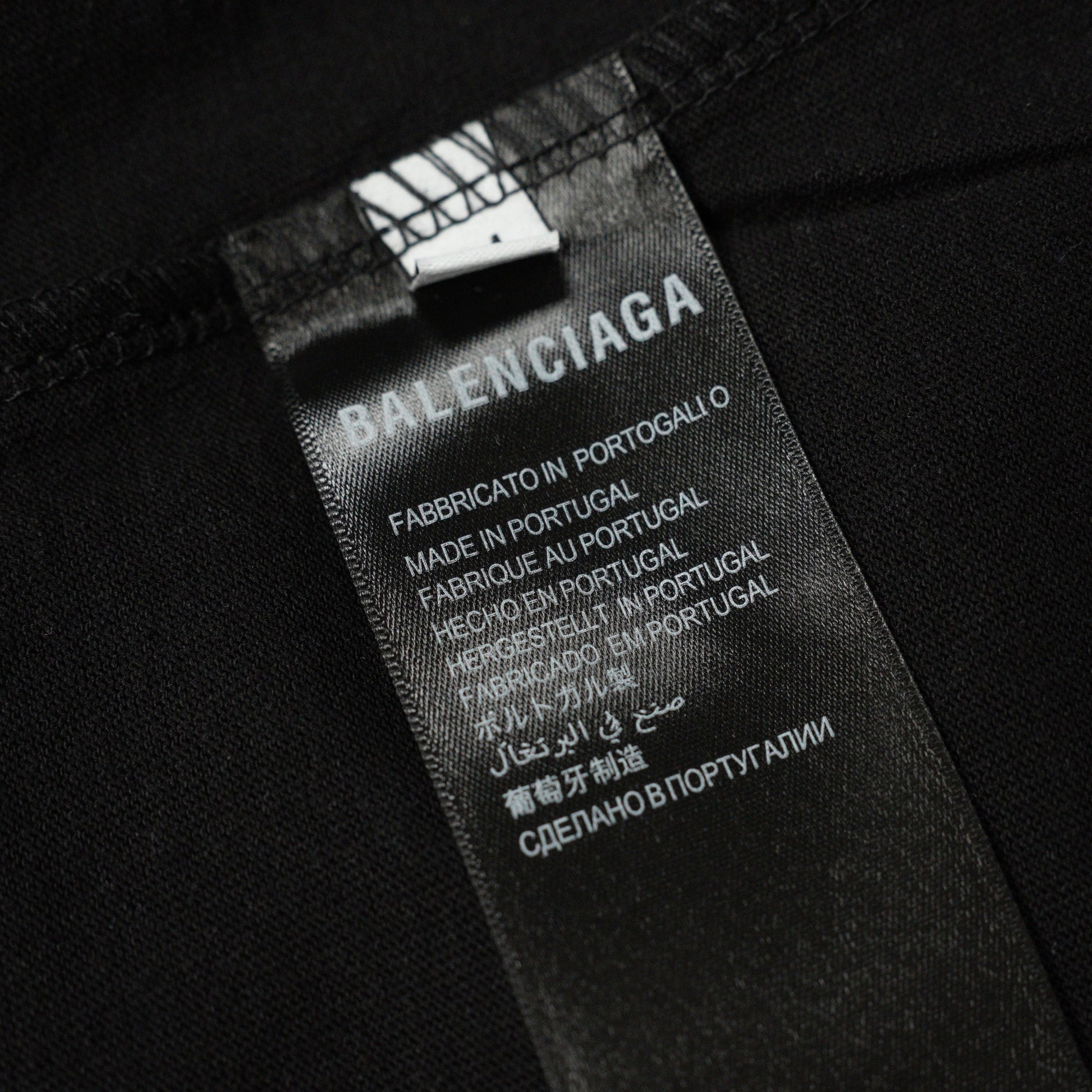 BALENCIAGA Messy Spray T-Shirt Medium Fit "Black"