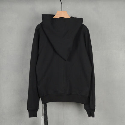 Rick Owens DRKSHDW x Champion Zip Hoodie Black Collaboration