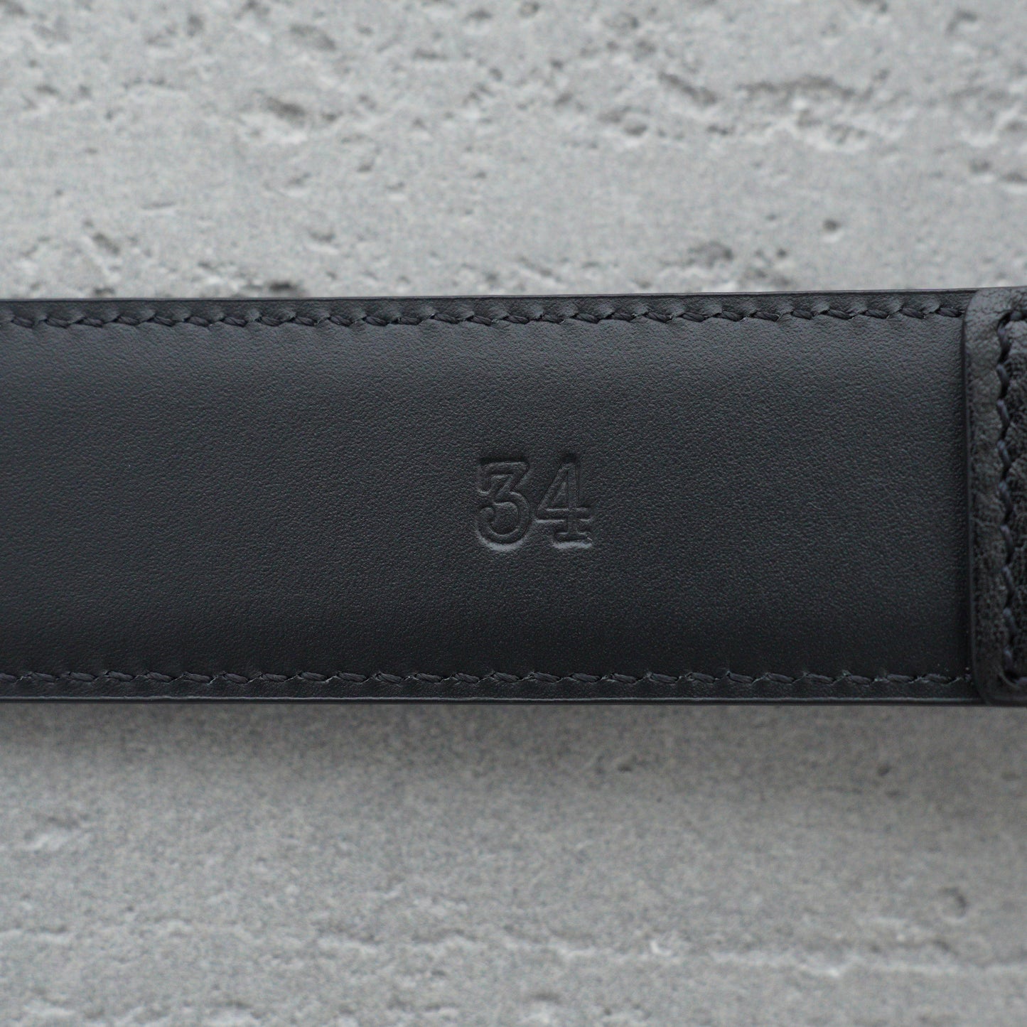 Chrome Hearts Waxed Punk Leather Belt-3cm