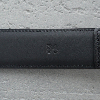 Chrome Hearts Waxed Punk Leather Belt-3cm