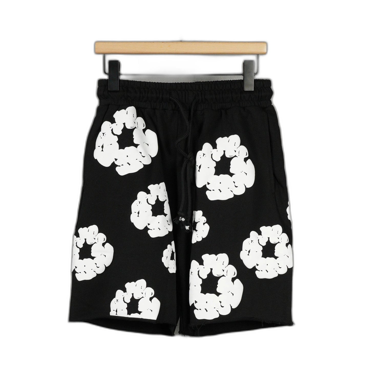 Denim Tears The Cotton Wreath Shorts 'Black'