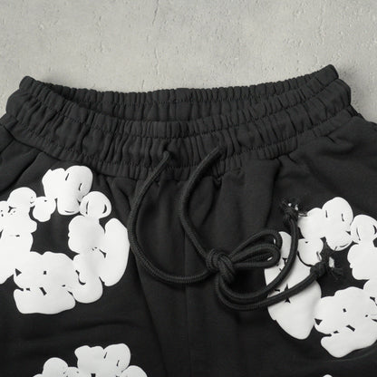 Denim Tears The Cotton Wreath Shorts 'Black'