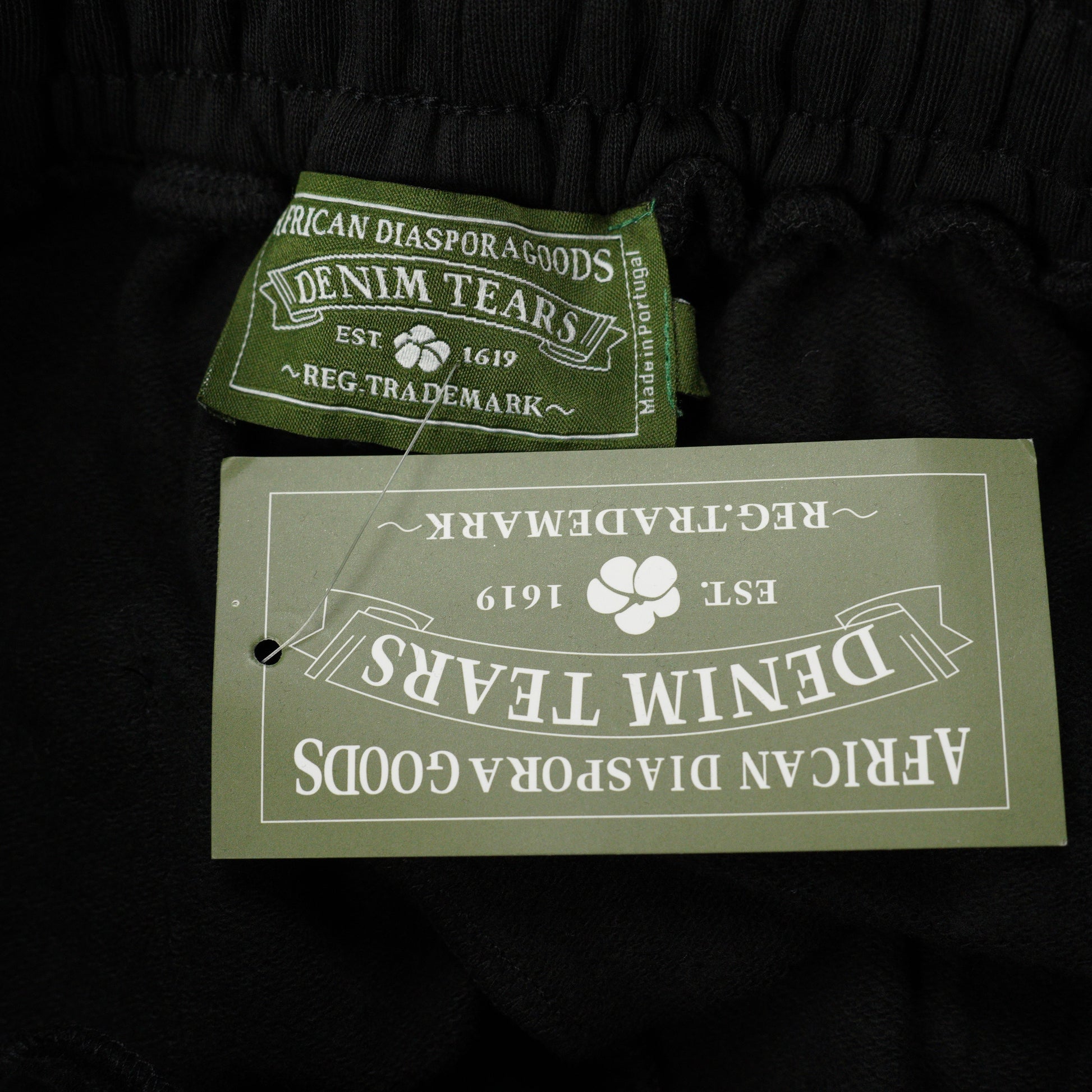 Denim Tears The Cotton Wreath Shorts 'Black'