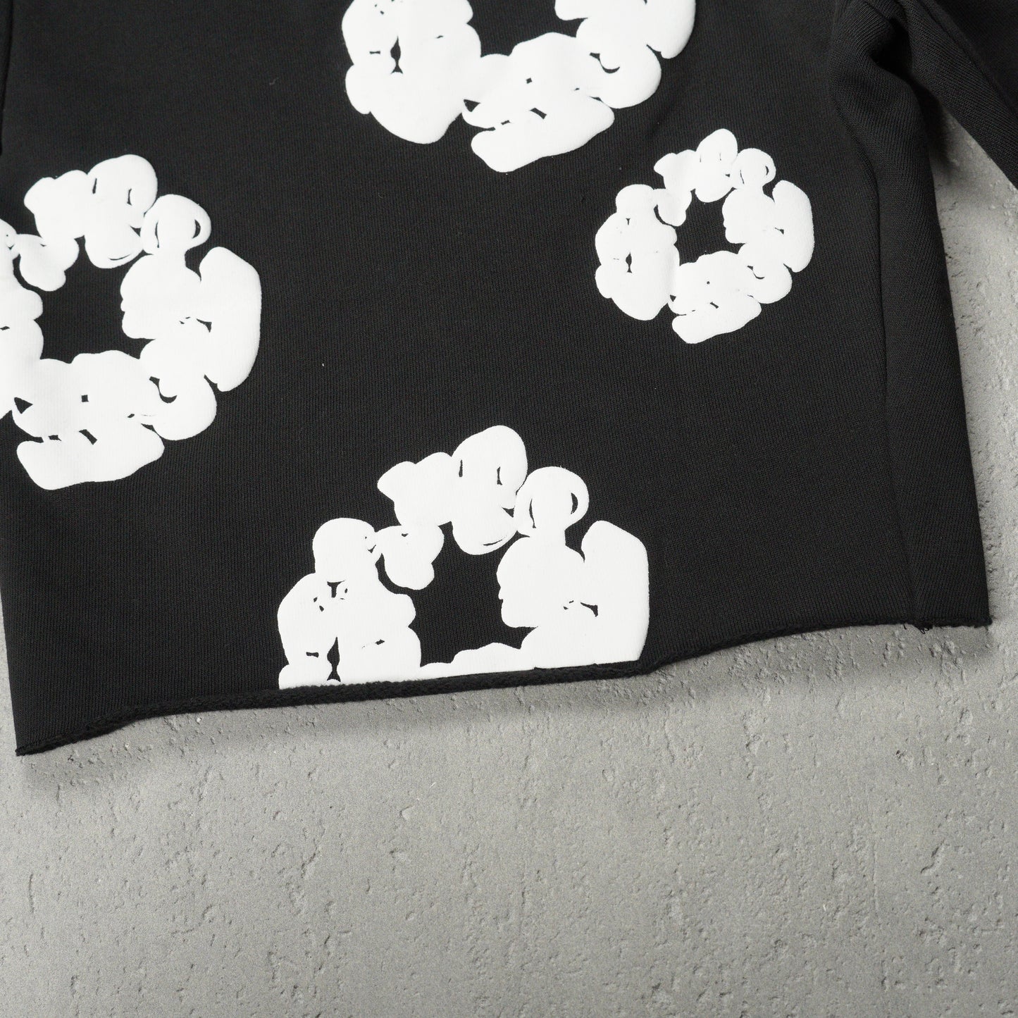 Denim Tears The Cotton Wreath Shorts 'Black'