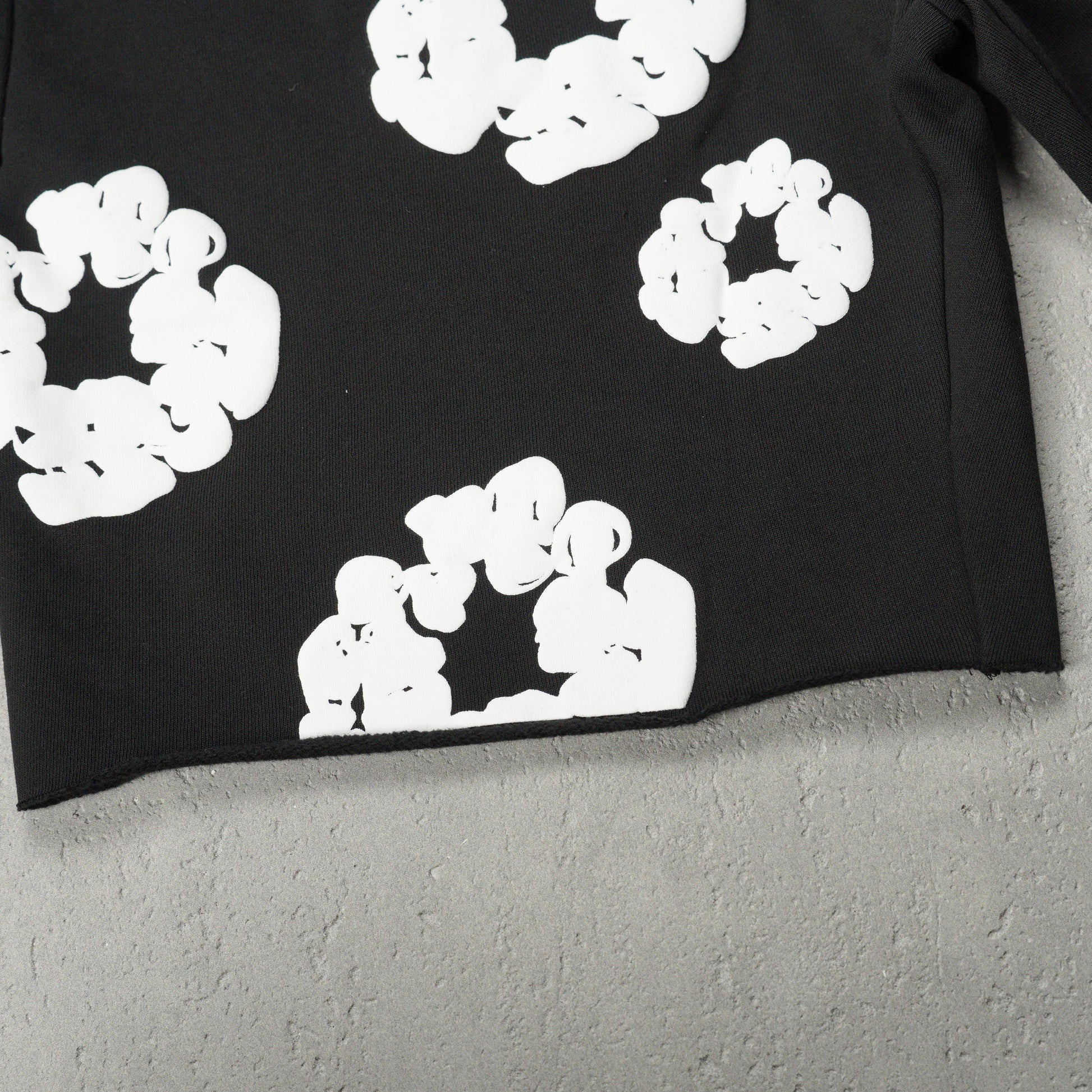 Denim Tears The Cotton Wreath Shorts 'Black'
