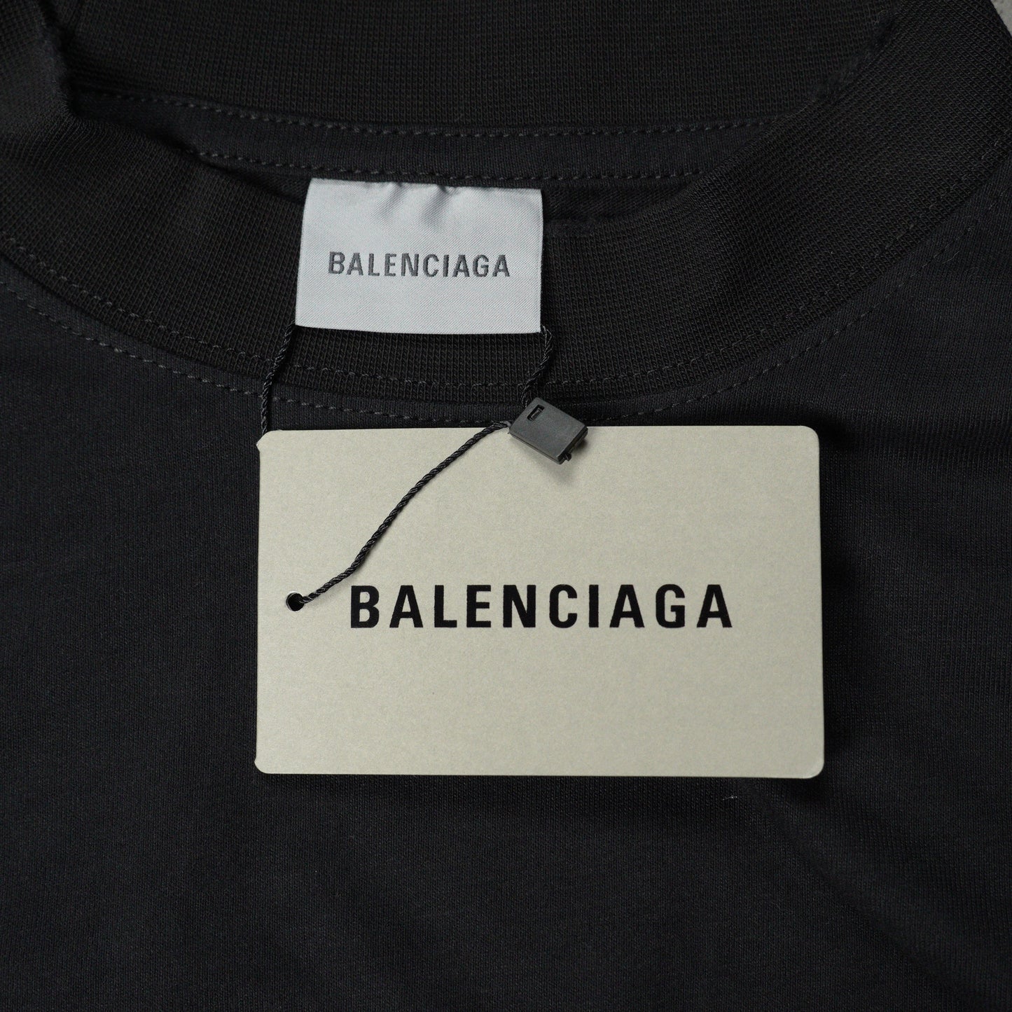 Balenciaga Diy Balenciaga Back Mid-Length T-Shirt