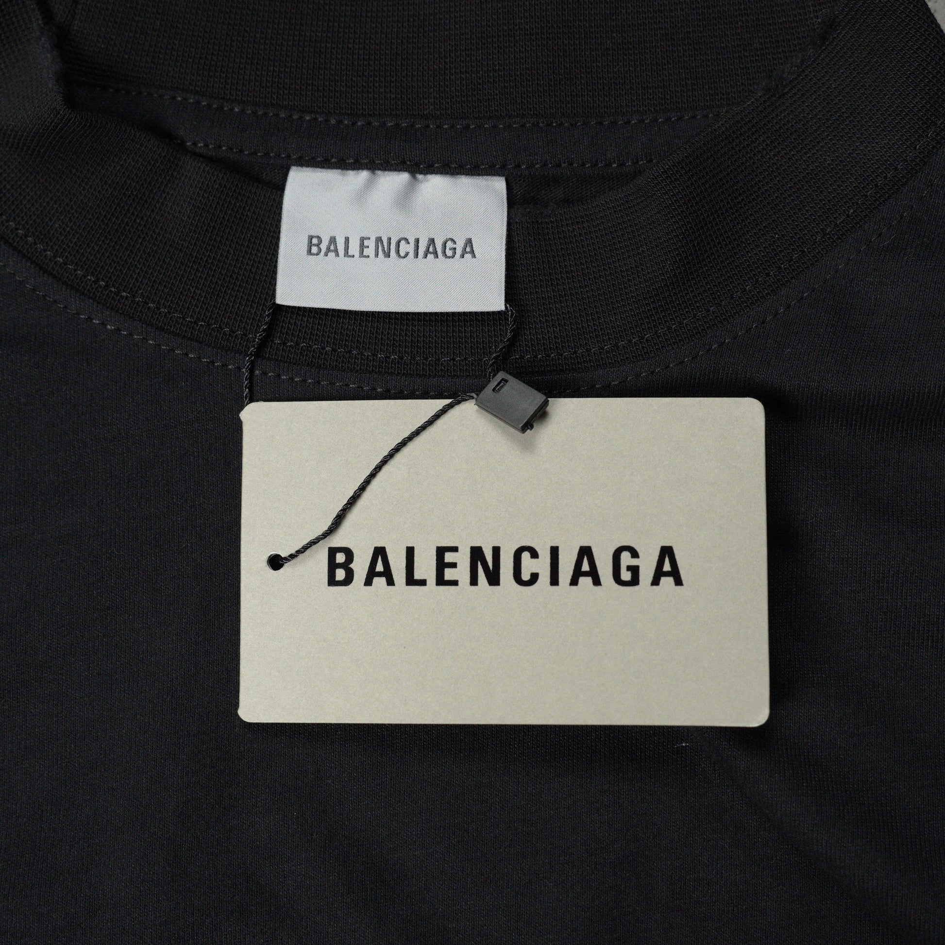 Balenciaga Diy Balenciaga Back Mid-Length T-Shirt