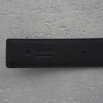 Amiri 3.5cm calfskin belt-black