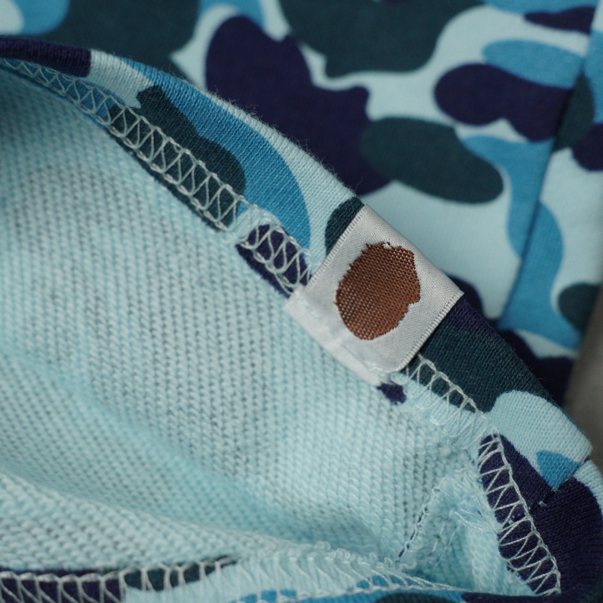 BAPE Space Camo Shark Sweat Shorts (SS21) White