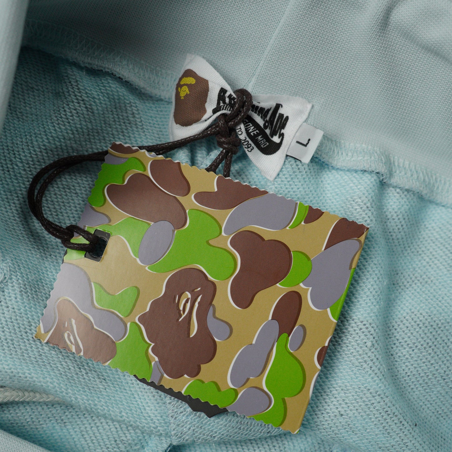 BAPE Space Camo Shark Sweat Shorts (SS21) White