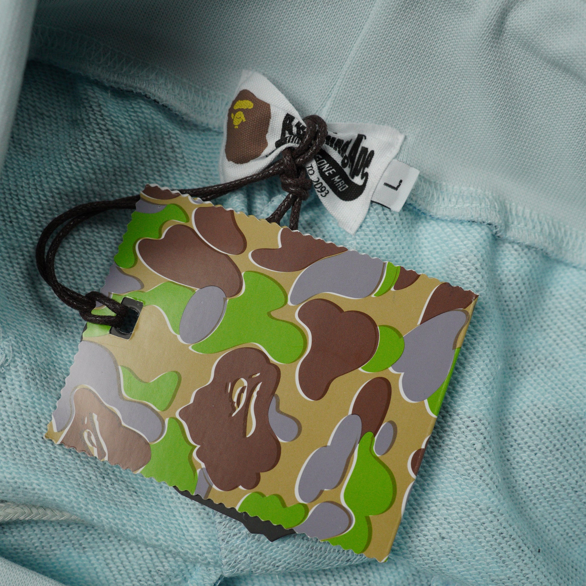 BAPE Space Camo Shark Sweat Shorts (SS21) White