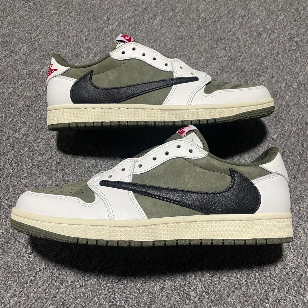 Travis Scott × Nike Air Jordan 1 Low OG SP "Olive"