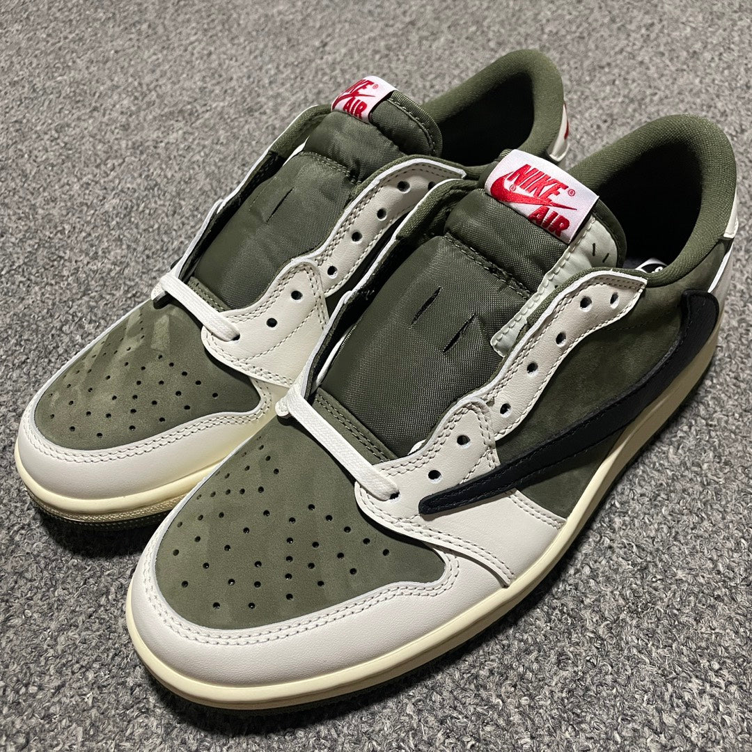 Travis Scott × Nike Air Jordan 1 Low OG SP "Olive"