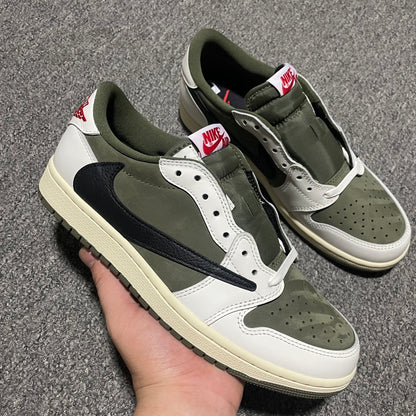 Travis Scott × Nike Air Jordan 1 Low OG SP "Olive"