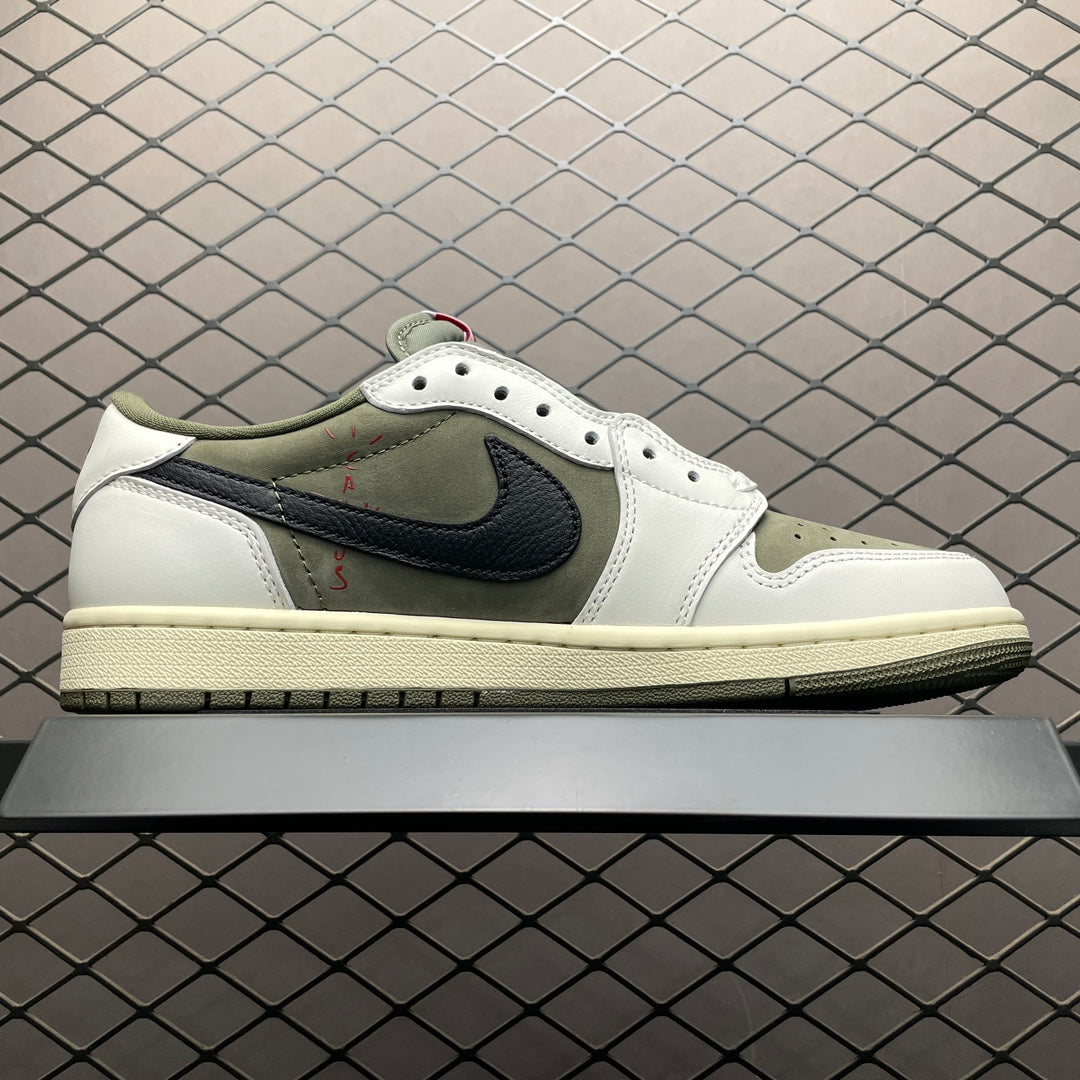 Travis Scott × Nike Air Jordan 1 Low OG SP "Olive"