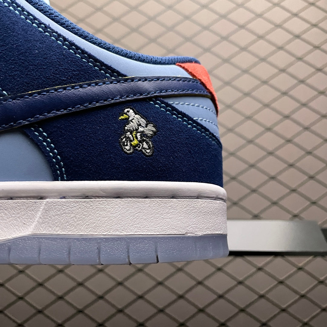 Why So Sad? × Nike SB Dunk Low "Coastal Blue/Speed Yellow-University Red"