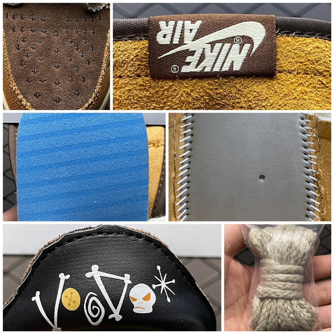 Zion Williamson × Nike Air Jordan 1 Low OG "Flax and Oil Green"