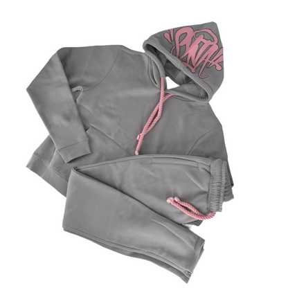 S¥NAWRLD Tracksuit-Grey/Pink