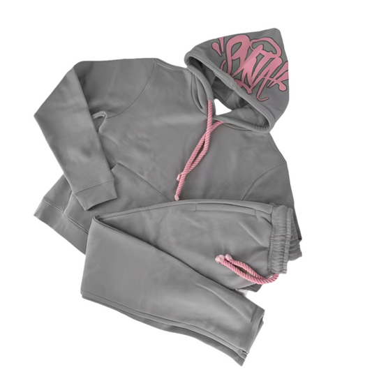 S¥NAWRLD Tracksuit-Grey/Pink