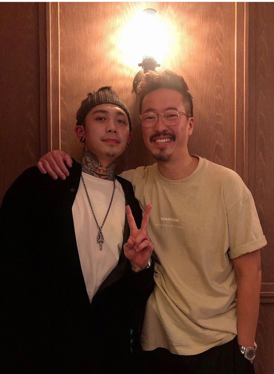 CHROME HEARTS クロムハーツ  ダガーペンダントラージ＆ ペーパーチェーンネックレス20インチ