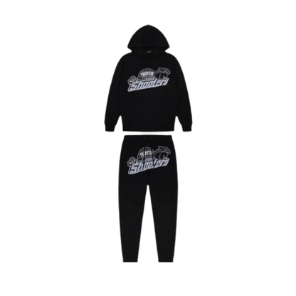 TRAPSTAR Shooters セットアップ Black/Skyblue