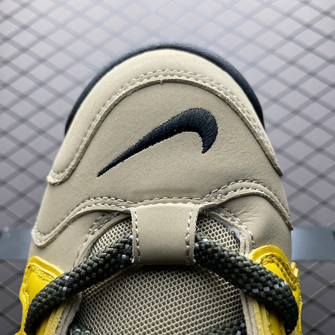 AMBUSH × Nike Air More Uptempo Low "Vivid Sulfur and Limestone"