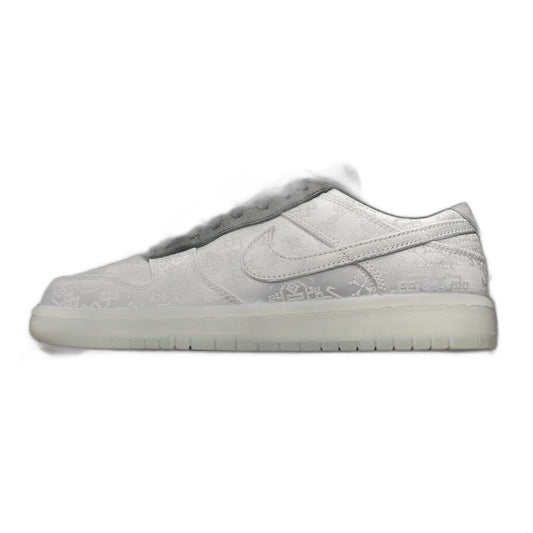 CLOT × Fragment × Nike Dunk Low "Black and White"