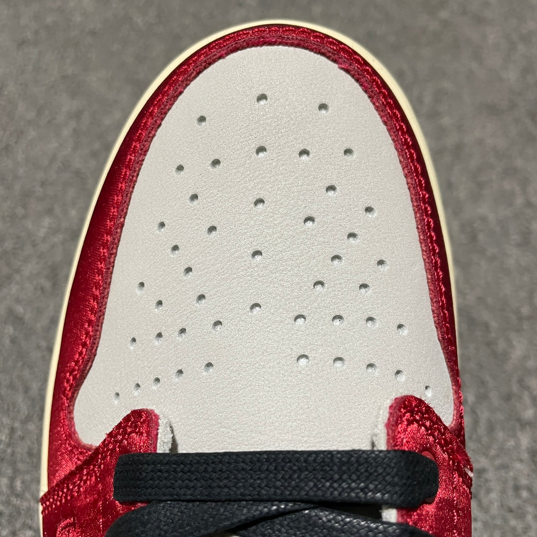 Trophy Room × Nike Air Jordan 1 Low OG "Sail and Varsity Red"