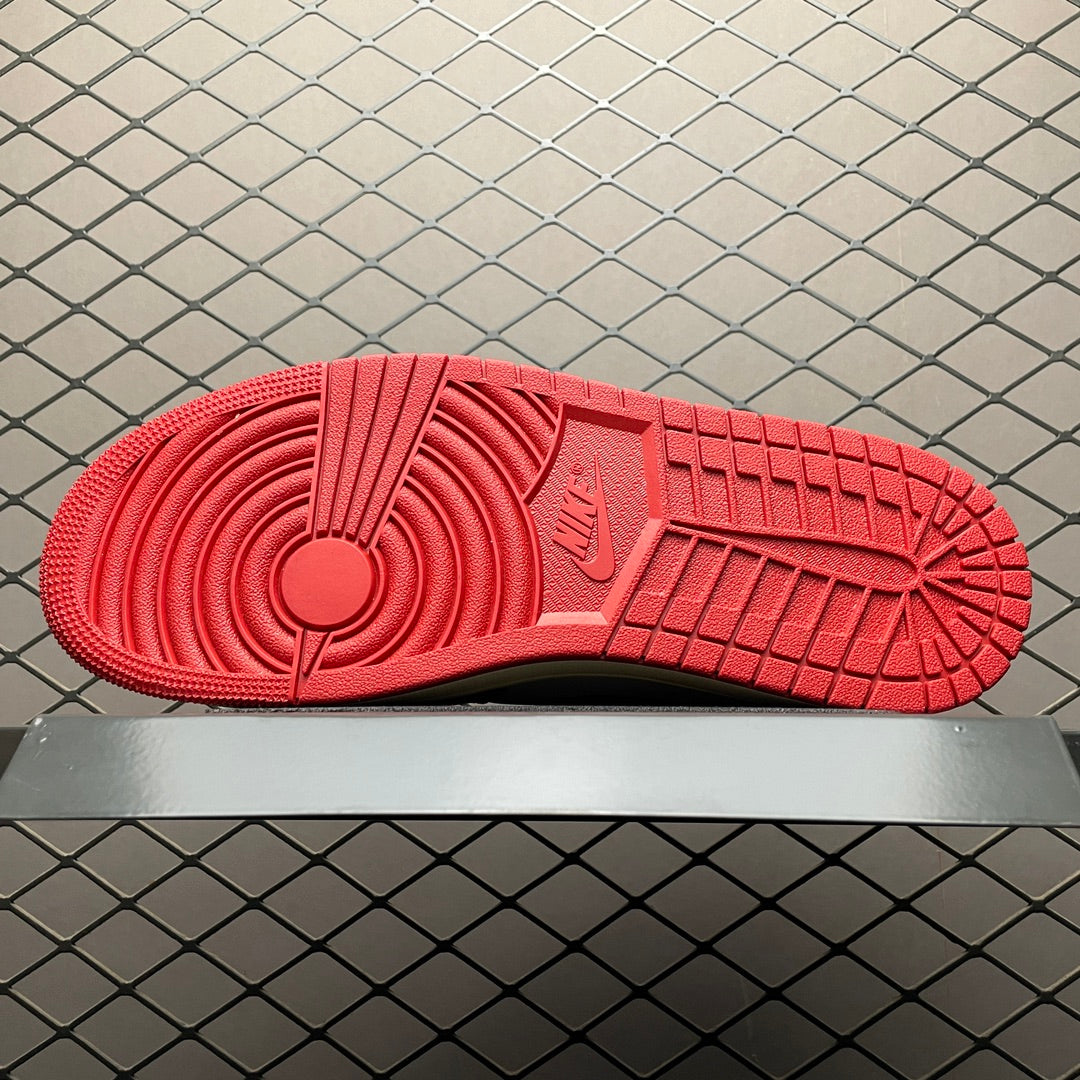 Trophy Room × Nike Air Jordan 1 Low OG "Sail and Varsity Red"